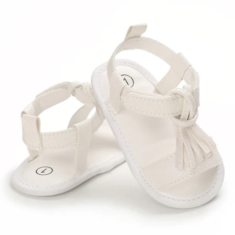 VALEN SINA 0-18M Newborn Baby Girls Summer Shoes Sandals First Walkers Newborn Shoes Casual Soft Sole Sandals Toddler Shoes (Available)
