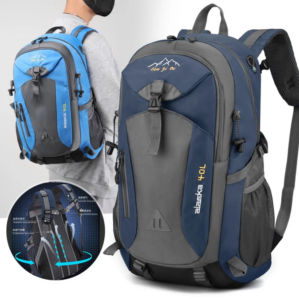 Multifunctional Backpack Breathable Hiking Sports Backpack Large Capacity Backpack Polyester For Hiking Cycling Gym