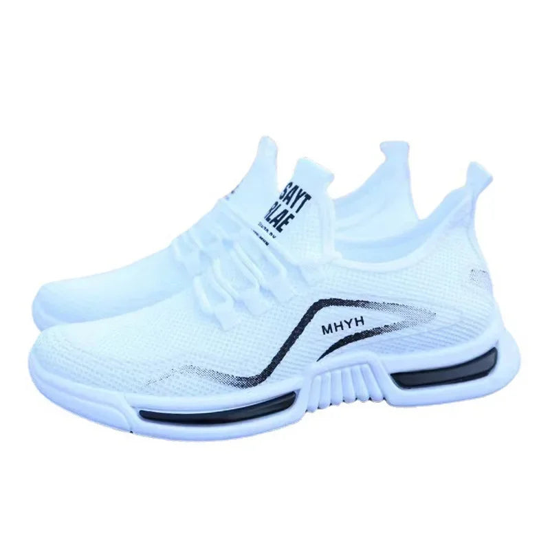 Men Shoes Slip on Fashion Sneakers Male Sport Running Shoes Breathable Gym Training Walking Tennis Shoes Non Slip Workout Flats (Available)