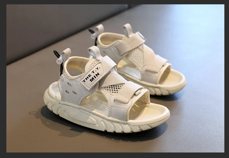 Summer Fashion New Girls Korean Style Casual Beach Shoes Child Outdoor Soft Sole Sandals