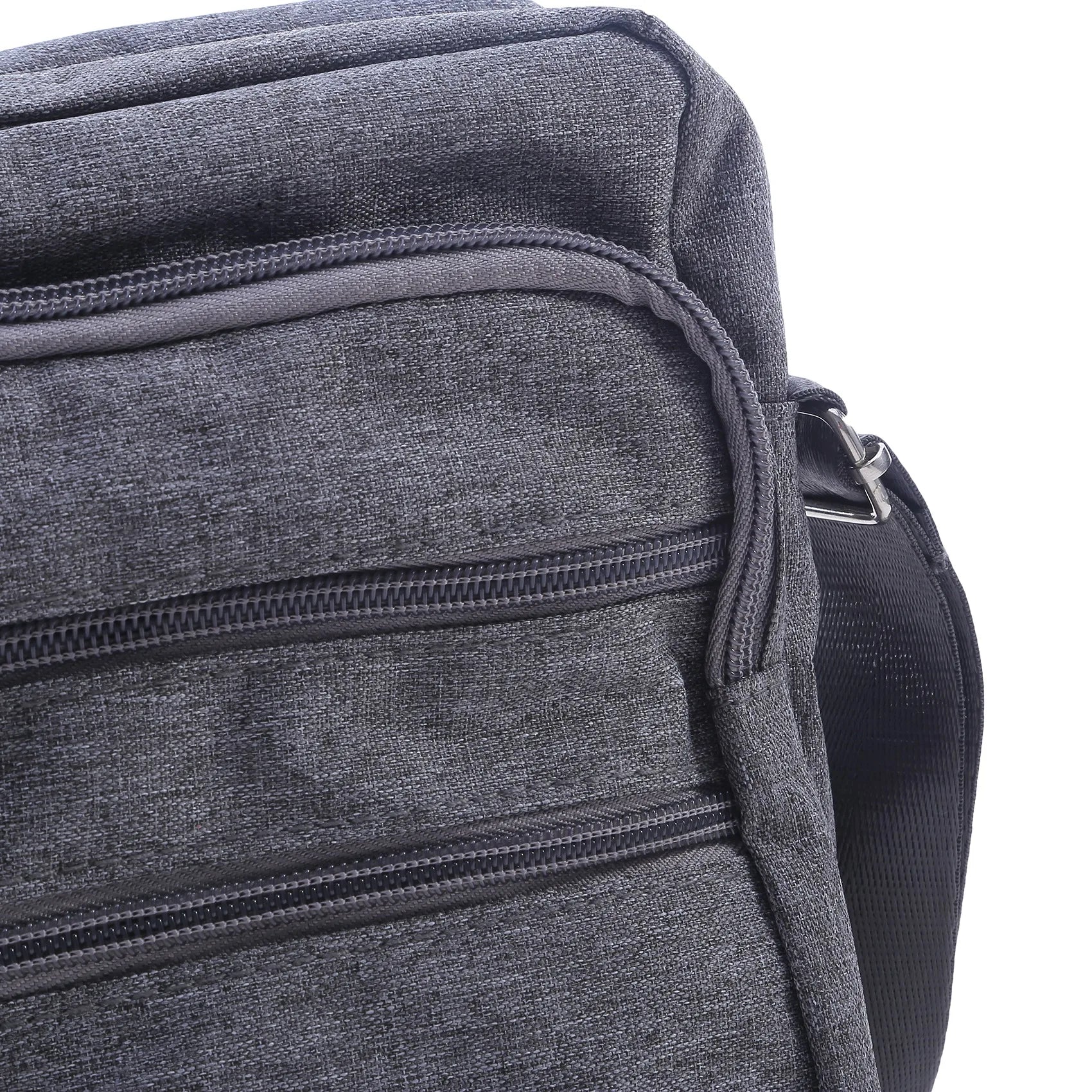 Men's Shoulder Bag Business Leisure Large Capacity Portable Handbag Zipper Multi Layer Waterproof Summer Male's Crossbody Bags