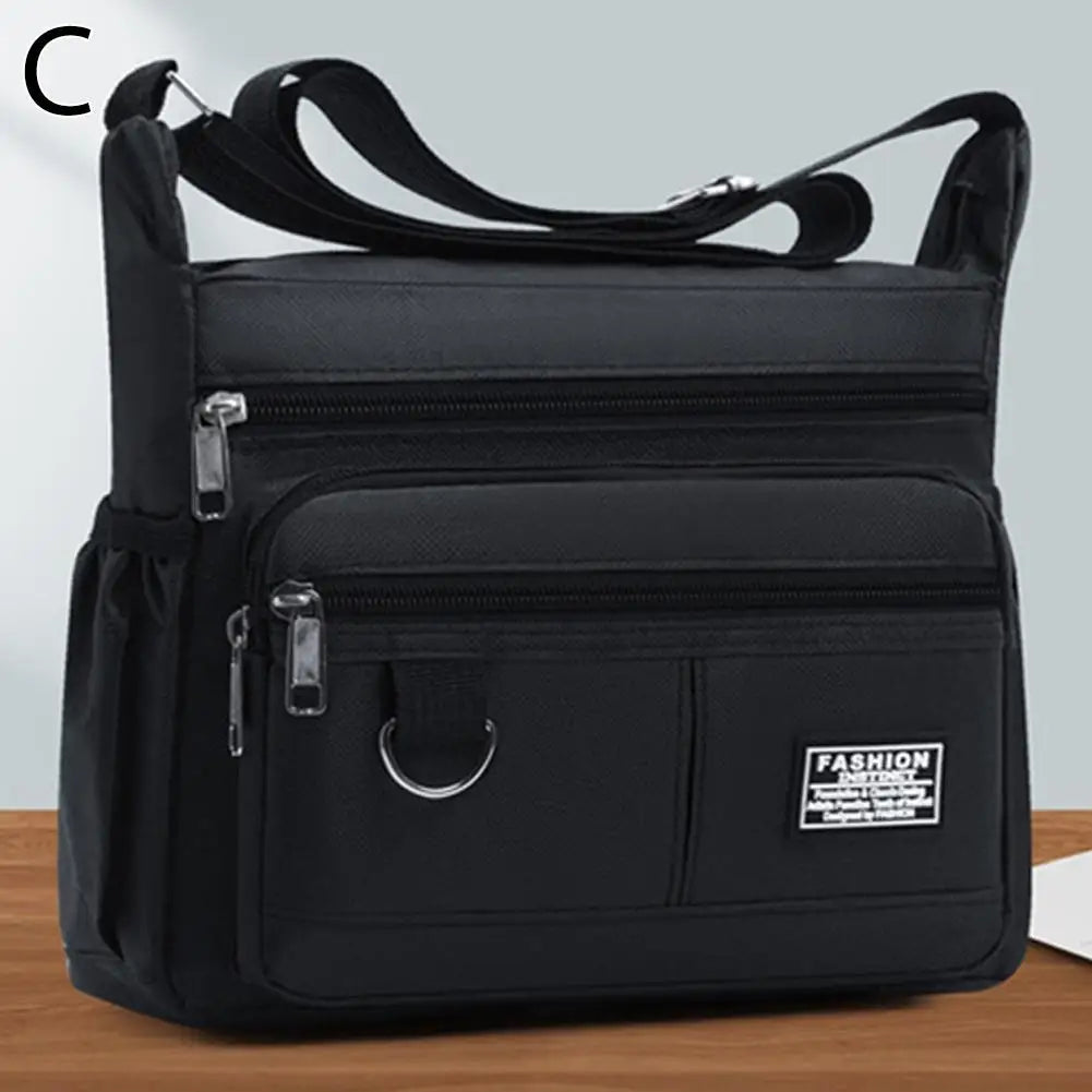 Men's Messenger Bag Men Crossbody Bag Single Shoulder Bags Big Capacity Storage Bag Multi-Pockets Business Crossbody Bags