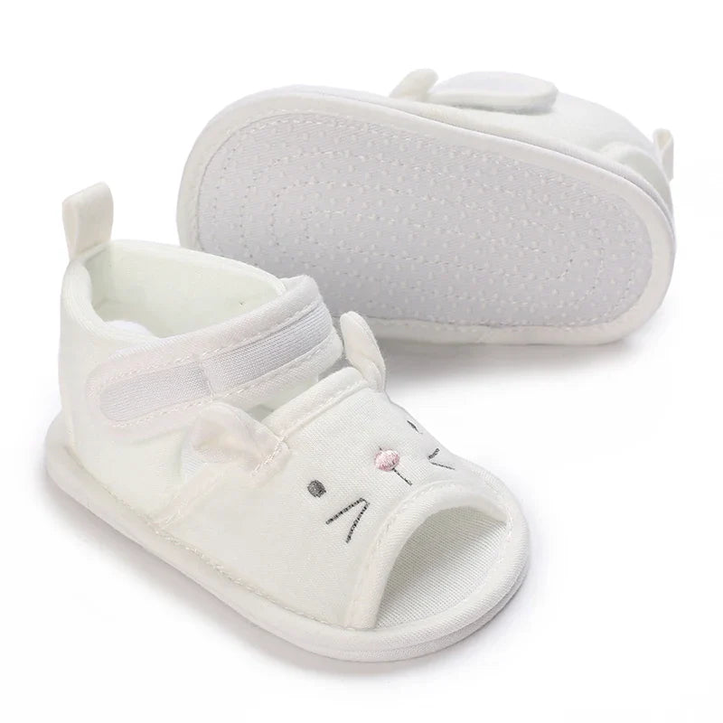 VALEN SINA 0-18M Newborn Baby Girls Summer Shoes Sandals First Walkers Newborn Shoes Casual Soft Sole Sandals Toddler Shoes (Available)