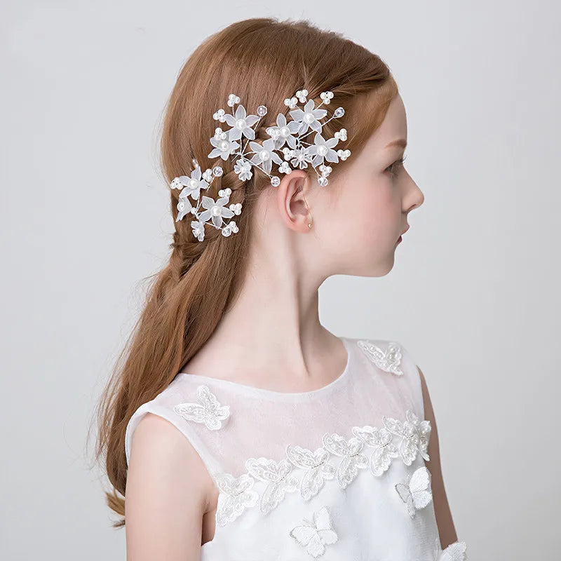 Vintage Pearl Hair Clip for Qipao, Retro Shanghai Style Barrettes, Elegant Hairpin