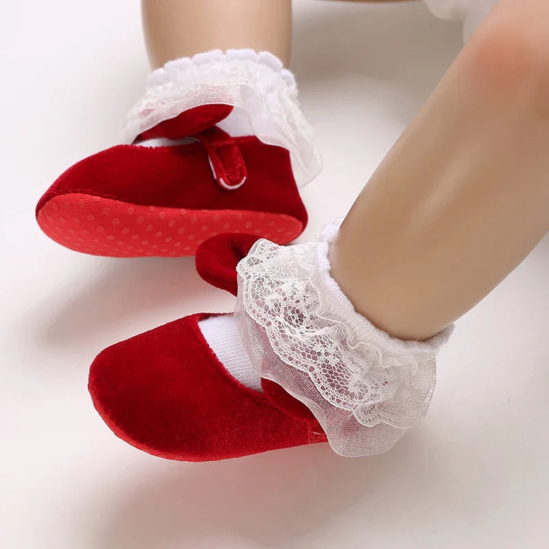 VALEN SINA 0-18M Newborn Baby Girls Summer Shoes Sandals First Walkers Newborn Shoes Casual Soft Sole Sandals Toddler Shoes (Available)