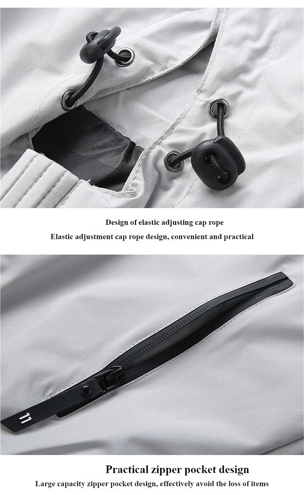 Men's hooded casual jackets, outdoor hiking and mountaineering suits, sports jackets, solid and well-fitting clothes for men