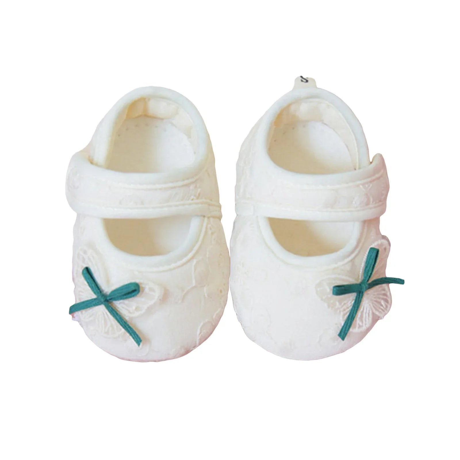 Baby Girl Cute Flats Non-slip Soft Soles Butterfly/Cherry Mary Jane Shoes Casual Walking Shoes for Newborn Toddler