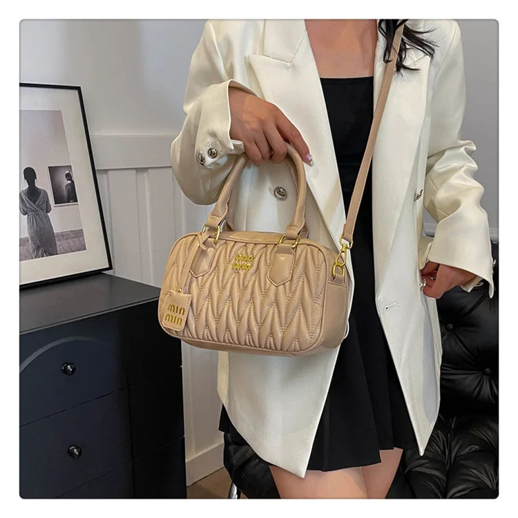 New Women Small Square Bag Versatile Casual Fashion Multi-way Shoulder Crossbody Tote for Daily Use Hand Bags for Women