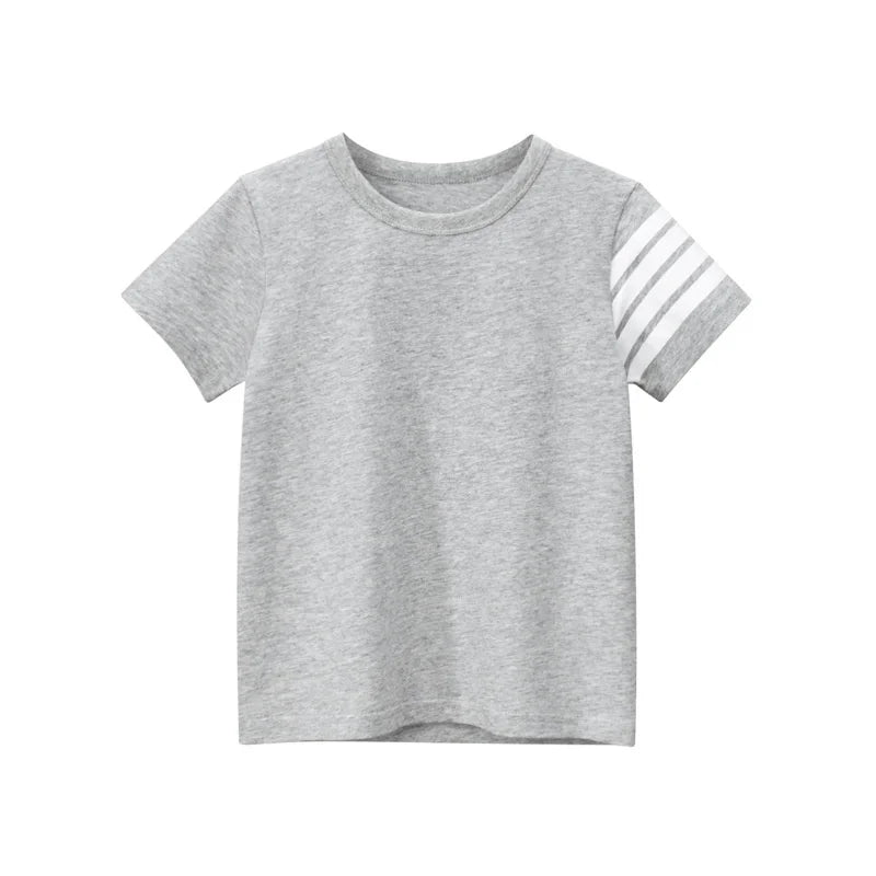 Jumping Meters Hot Selling Boys Girls Summer Baby T Shirts Short Sleeve Cartoon Cars  Toddler Tees Tops Boys Girls Clothing