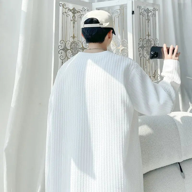 Long-sleeved T-shirt Men's Autumn Trendy Inner Wear Loose Casual Handsome Base Shirt Top