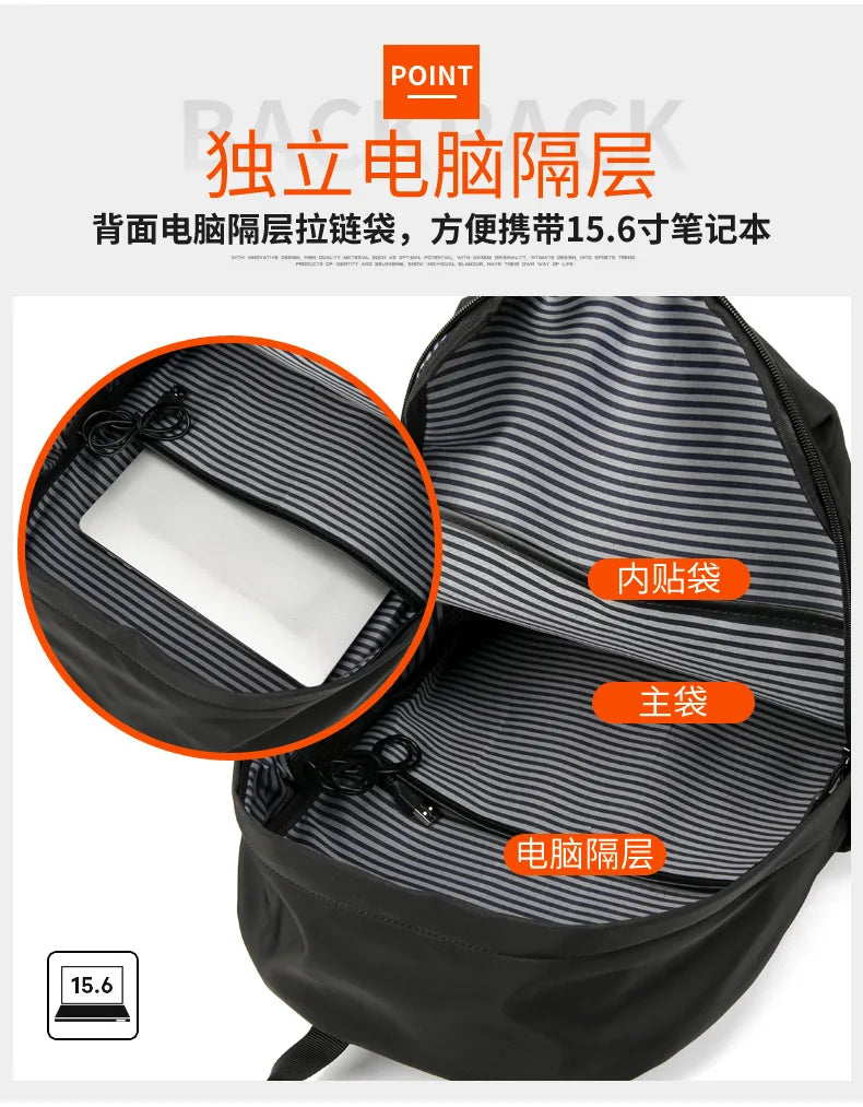 Backpack Men's Business Backpacks Outdoor Oxford Cloth Computer Bag Leisure Student Travel Bag Schoolbag mochila  мужской рюкзак