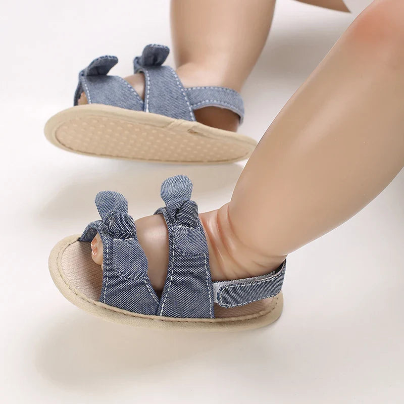 VALEN SINA 0-18M Newborn Baby Girls Summer Shoes Sandals First Walkers Newborn Shoes Casual Soft Sole Sandals Toddler Shoes (Available)
