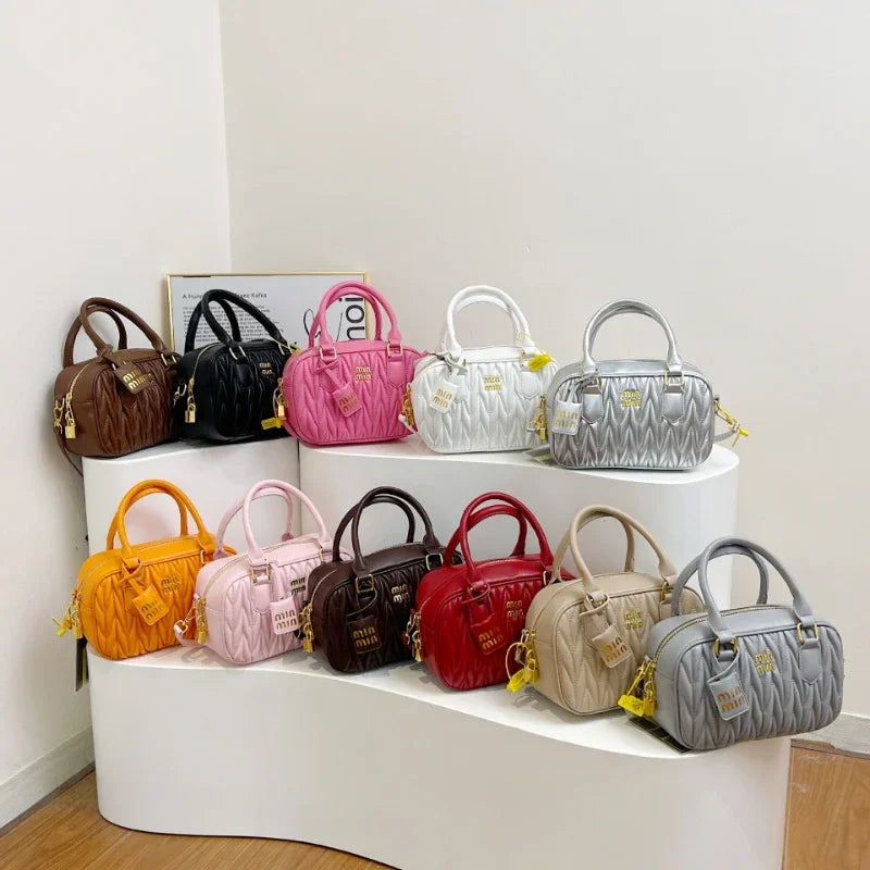 New Women Small Square Bag Versatile Casual Fashion Multi-way Shoulder Crossbody Tote for Daily Use Hand Bags for Women
