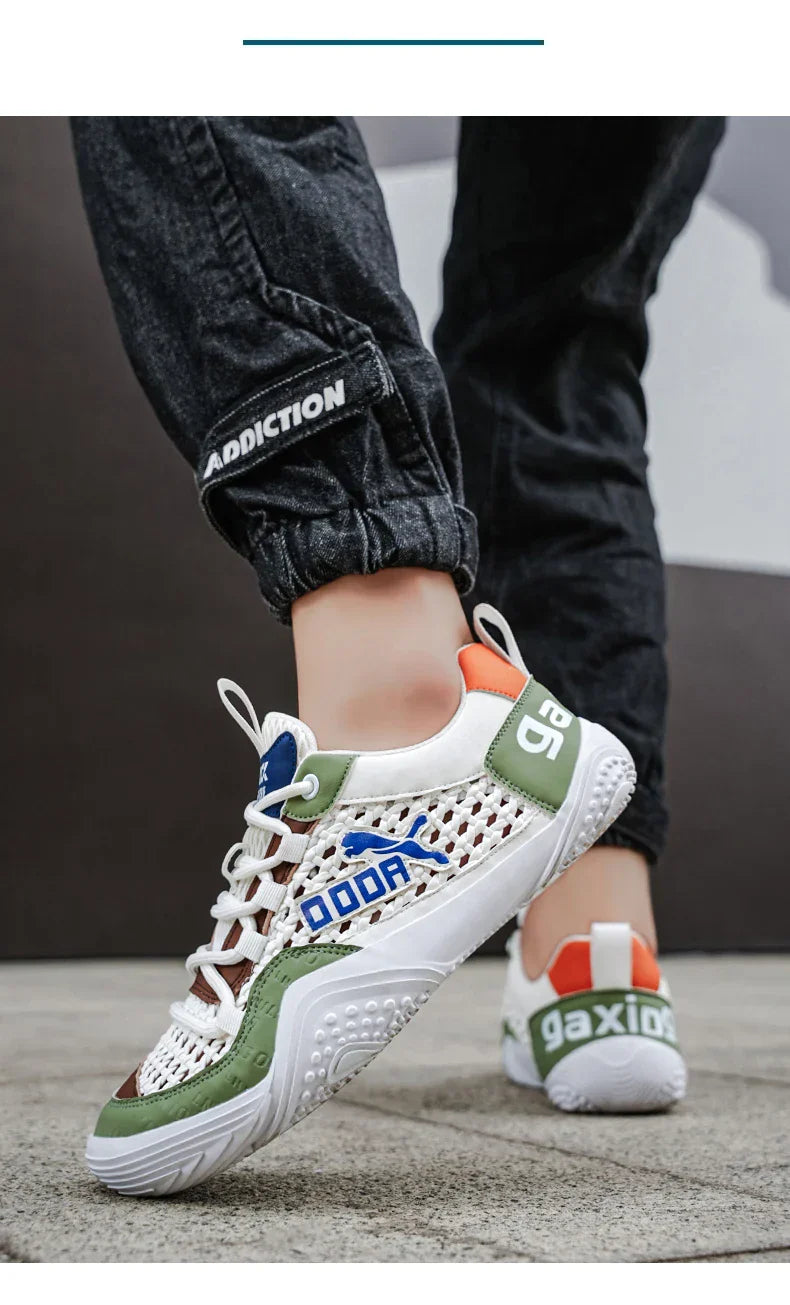 Shoes For Men Mesh Sneakers Summer Casual Breathable Sports Outdoor Hiking Tennis Running Designer Luxury Platform Loafers (Available)