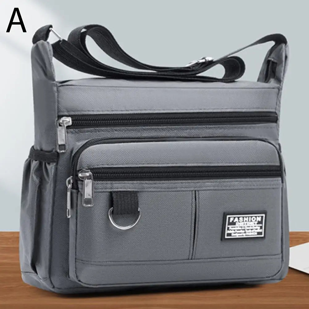 Men's Messenger Bag Men Crossbody Bag Single Shoulder Bags Big Capacity Storage Bag Multi-Pockets Business Crossbody Bags