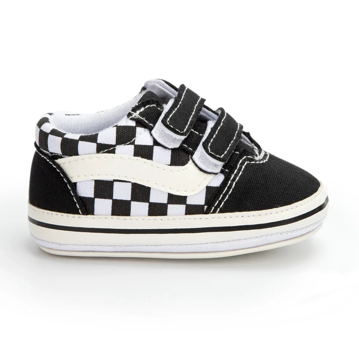 Baby Boy Girl Shoes Canvas Sneakers Non-slip Rubber Sole Plaid Streaks First Walkers Infant Baby Unisex Casual Shoes