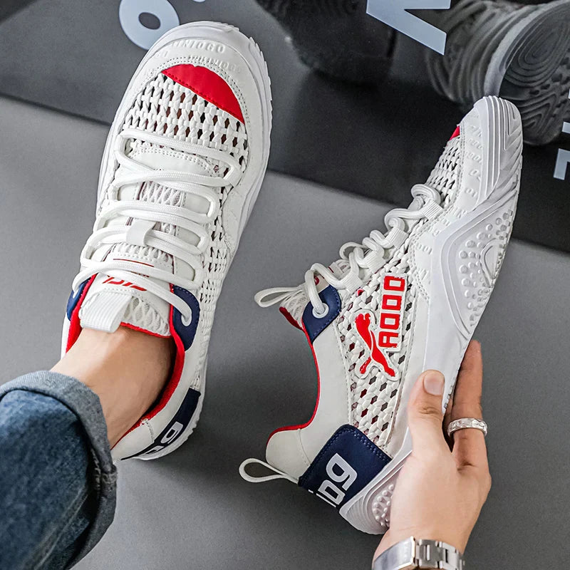 Shoes For Men Mesh Sneakers Summer Casual Breathable Sports Outdoor Hiking Tennis Running Designer Luxury Platform Loafers (Available)