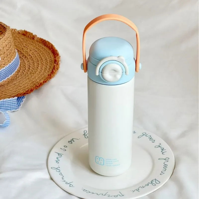 Bouncing Thermos Bottle 316 Food Grade Student Water Cup Portable New Product for Girls Anti Drop Cup As A Souvenir