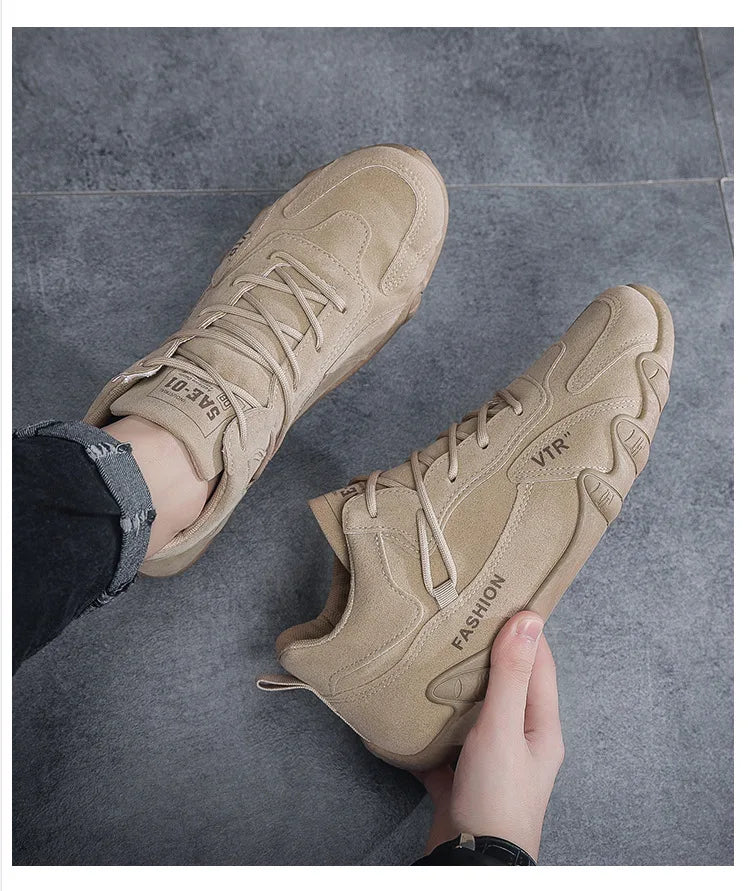 men shoes breathable non slip work shoes for male fashion sneakers outdoor walking flats (Available)