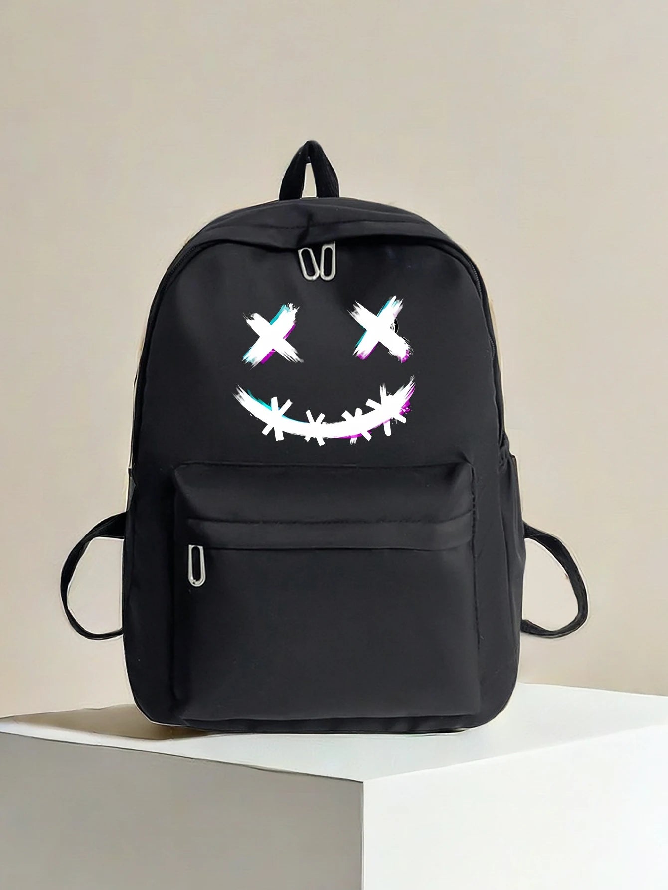 A Large-Capacity, Casual, Versatile, Fun, And Quirky Backpack With A Unique Graphic Print, Perfect For Back-To-School, Everyday