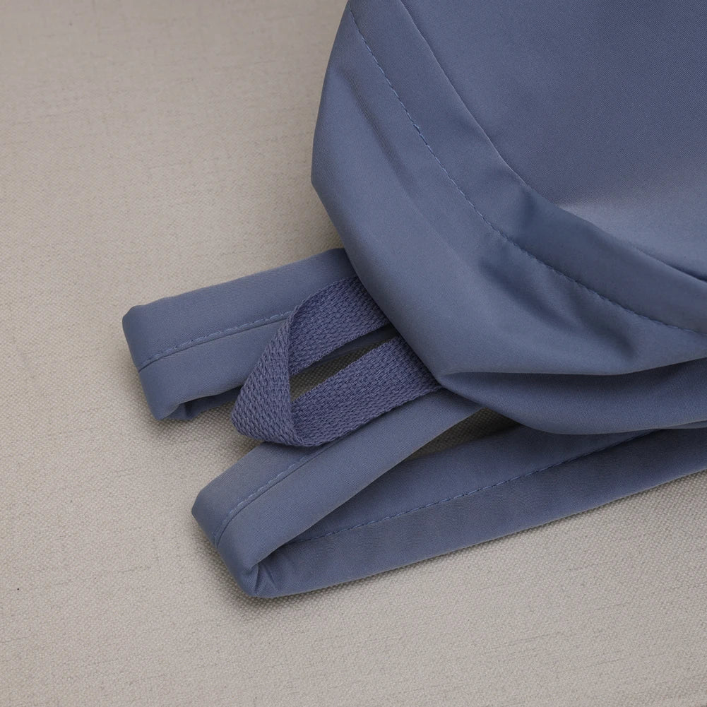 Daily Large Capacity Travel School Backpacks Ladies Pure Color Shoulder Knapsacks Nylon Zipper Shopping Rucksacks