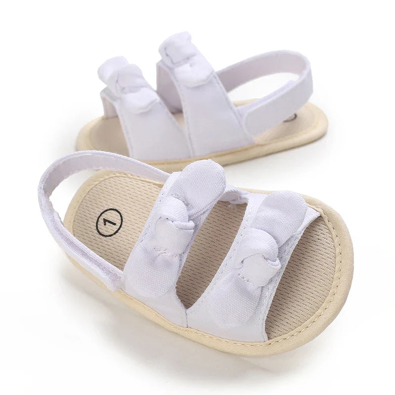 VALEN SINA 0-18M Newborn Baby Girls Summer Shoes Sandals First Walkers Newborn Shoes Casual Soft Sole Sandals Toddler Shoes (Available)
