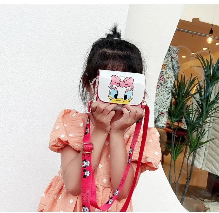 Cartoon Women's Bag Mickey Mouse Pictures Shoulder Bags Cute Girl Messenger Bag Coin Purse Fashion Anime Women Bags Gifts