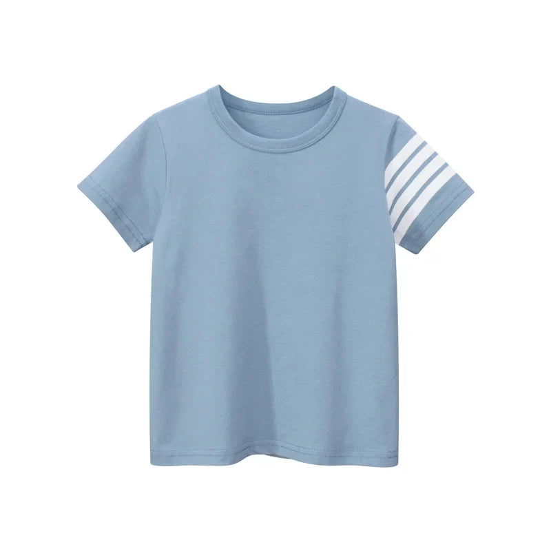 Jumping Meters Hot Selling Boys Girls Summer Baby T Shirts Short Sleeve Cartoon Cars  Toddler Tees Tops Boys Girls Clothing
