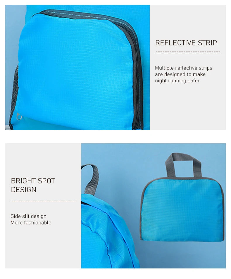 Outdoor Backpack Leisure Large Capacity Lightweight Water Proof Foldable Backpack Outdoor Travel Book Bag