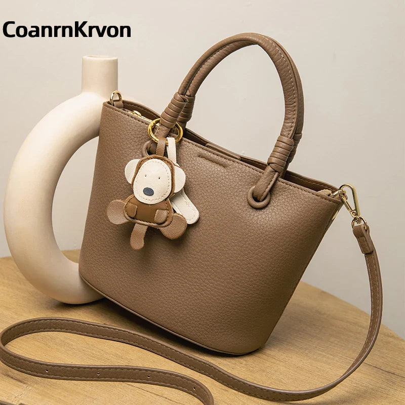 New Bucket Bag for Women, Fashionable and Versatile, Handheld, Diagonal, High End, Single Shoulder, Small and Unique Design