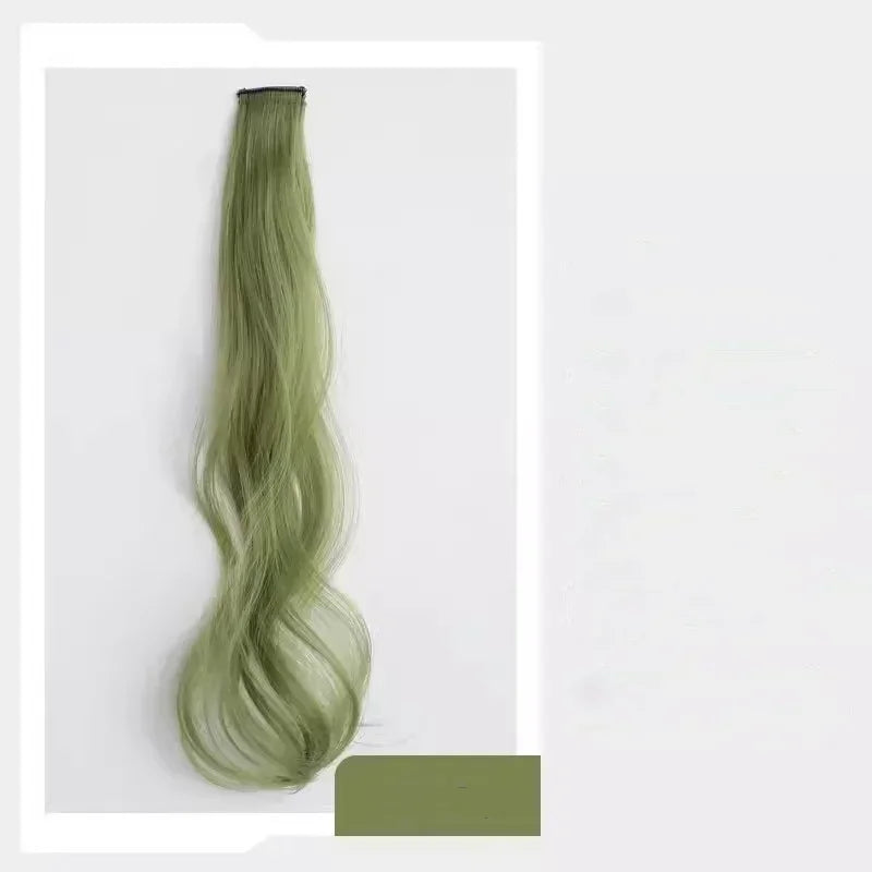 Sweet Kids Girl Wigs Hair Clip Cute Cool Candy Color Braid Wigs Hair Pin Hanging Ears Hair Dyeing Wig Headwear