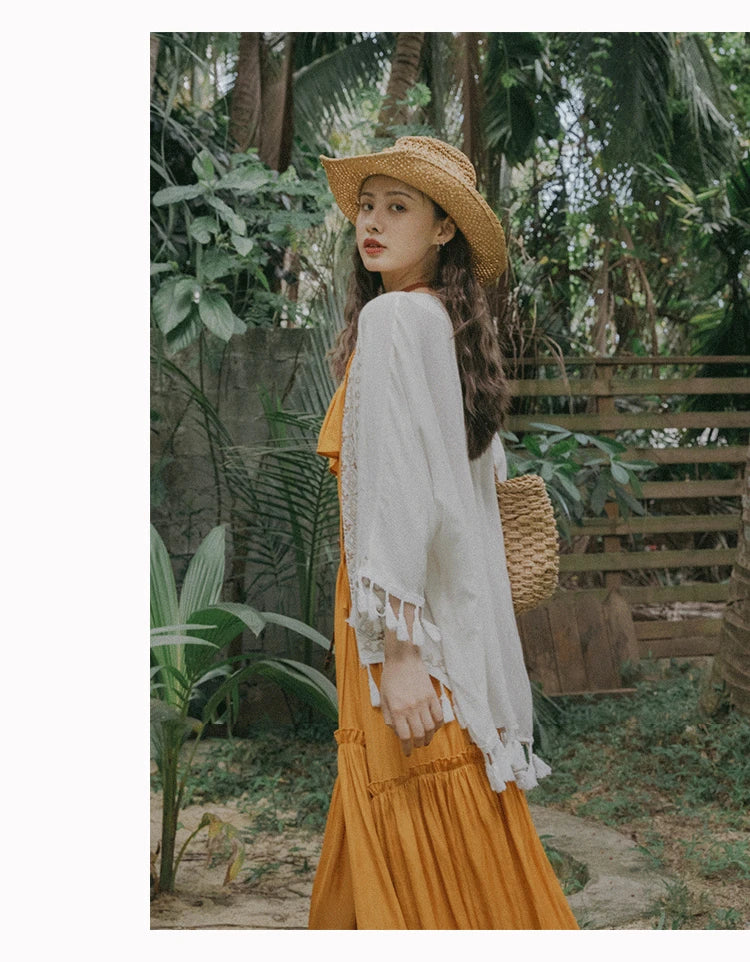 Panama Hat Summer Sun Hats for Women Man Hollow Out Beach Straw Hat for Men UV Protection Cap Chapeau Femme Women's Cowboy Hat