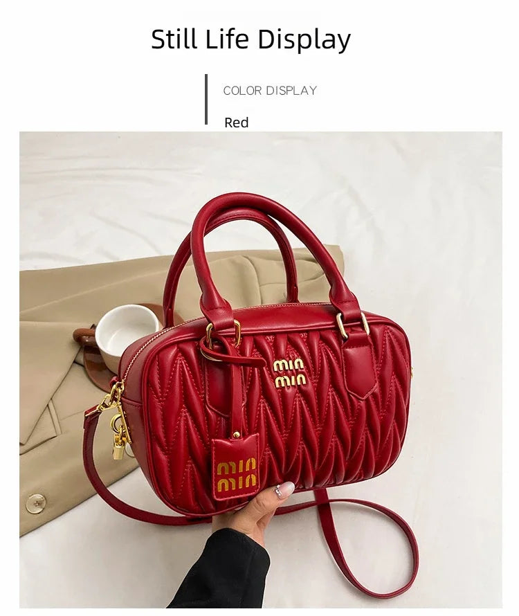 New Women Small Square Bag Versatile Casual Fashion Multi-way Shoulder Crossbody Tote for Daily Use Hand Bags for Women