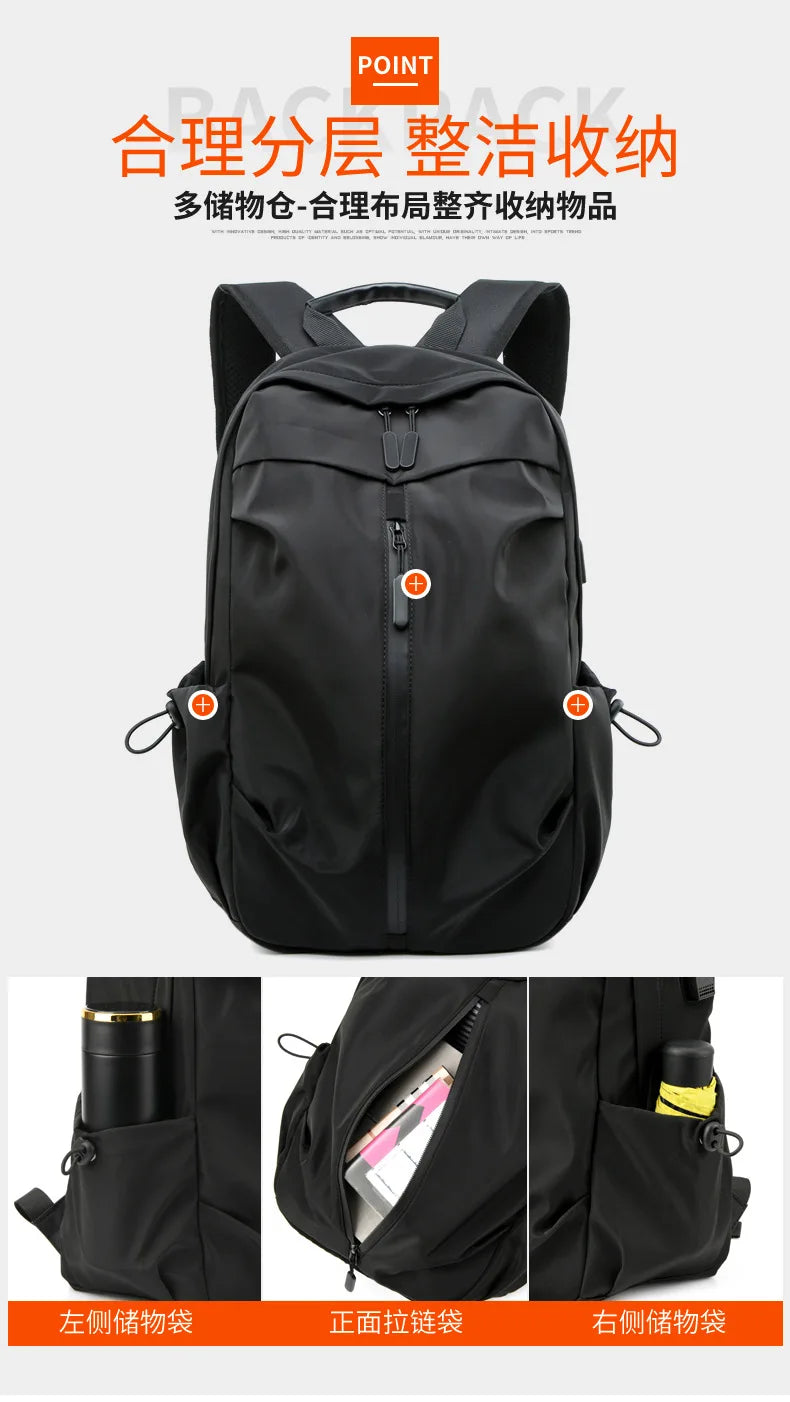 Backpack Men's Business Backpacks Outdoor Oxford Cloth Computer Bag Leisure Student Travel Bag Schoolbag mochila  мужской рюкзак