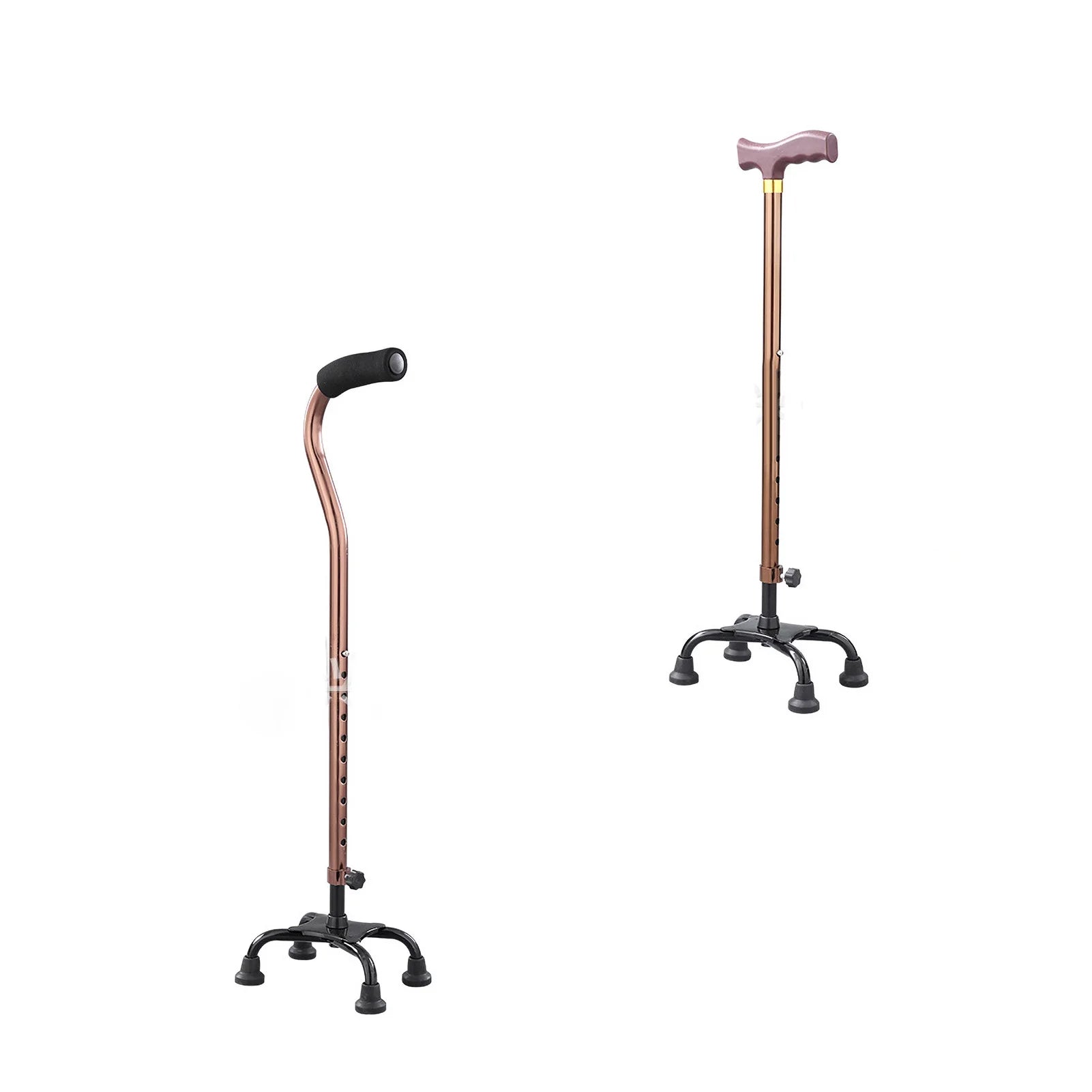 Walking Cane Walking Sticks 250kg Bearing Capacity 10 Adjustment Levels Anti Slip Aluminum Alloy Crutches with Ergonomic Handle