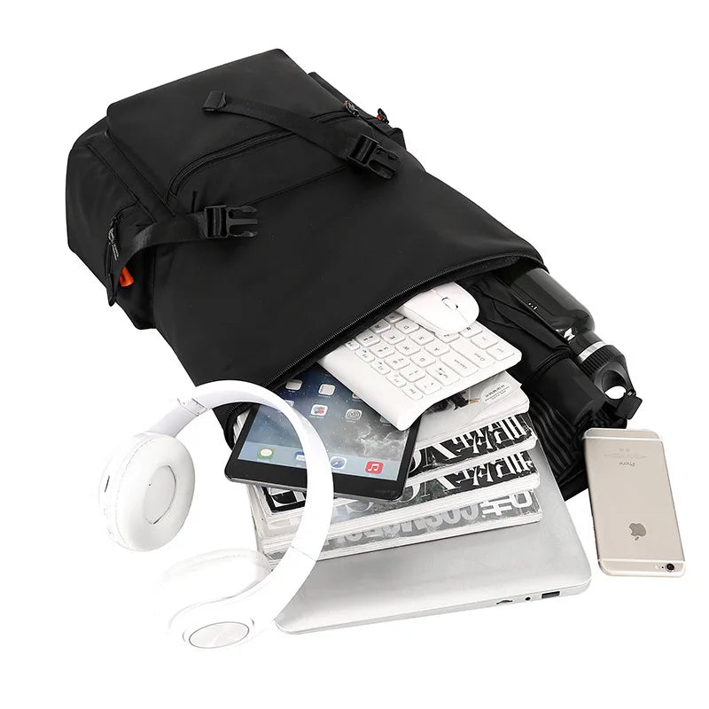 Men's Backpack Large Capacity Travel Fashion Trend Outdoor Mountaineering Bag Business Leisure Rucksack Computer Knapsack