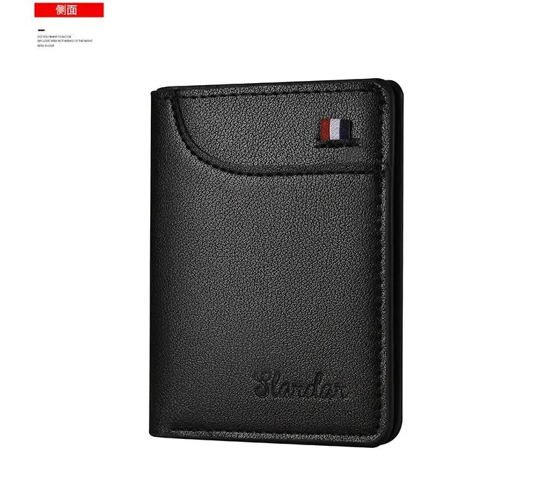 Men's Wallet Short Wallet Card Holder Fashion Thin Multi Card Business Soft Leather Wallet for Men Bolsa Feminina Coin Purse