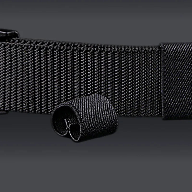 Men Belt Belts Adjustable Belt Men Outdoor Travel Tactical Waist Belt with Plastic Buckle for Pants 120cm