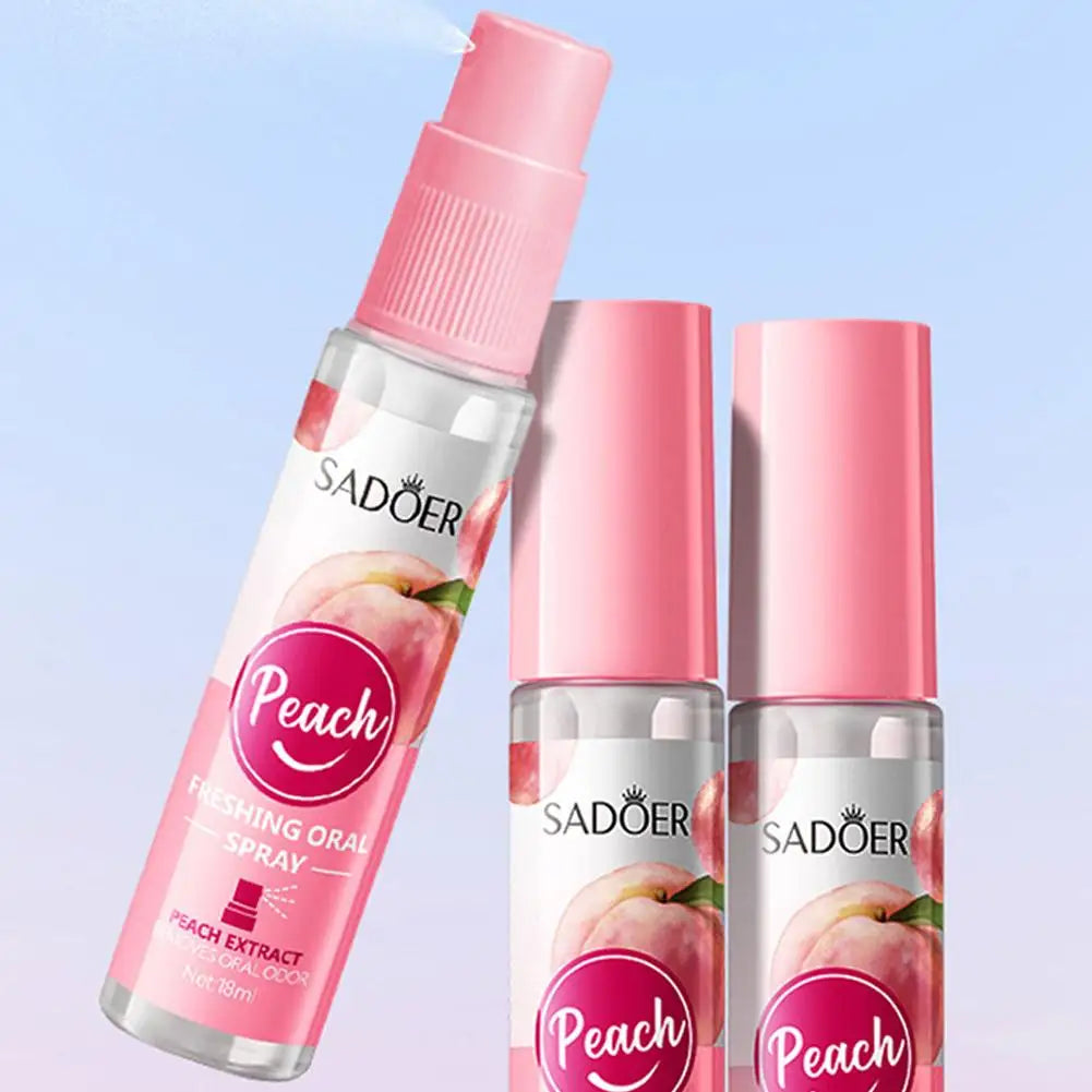  SADOER 1PCS Protable Fragrance Lemon Oral Fresh Mouth Breath Spray Fresh Bad Breath Spray No Eliminate Alcohol N9A8
