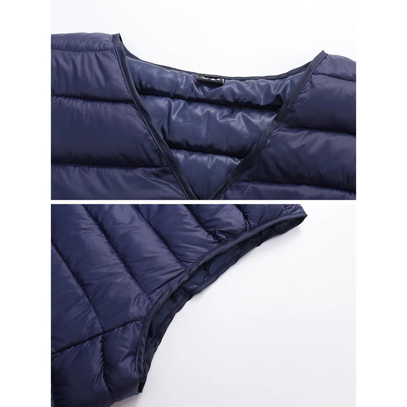 Men Fashion Sleeveless Jackets Autumn Winter Warm Windproof Waistcoat Mens Spring Casual Lightweight Vest Jackets