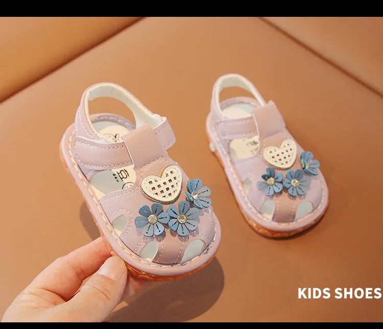 Baby Shoes Summer New Baby Calling Shoe Soft soled  Baby Girl Sandals Anti slip Girl Shoe Children sandals