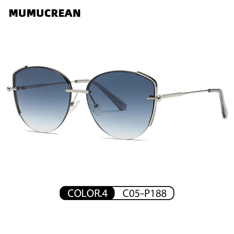 New metal nylon sunglasses fashion street shot versatile sun protection sunglasses driving glasses for driving a car