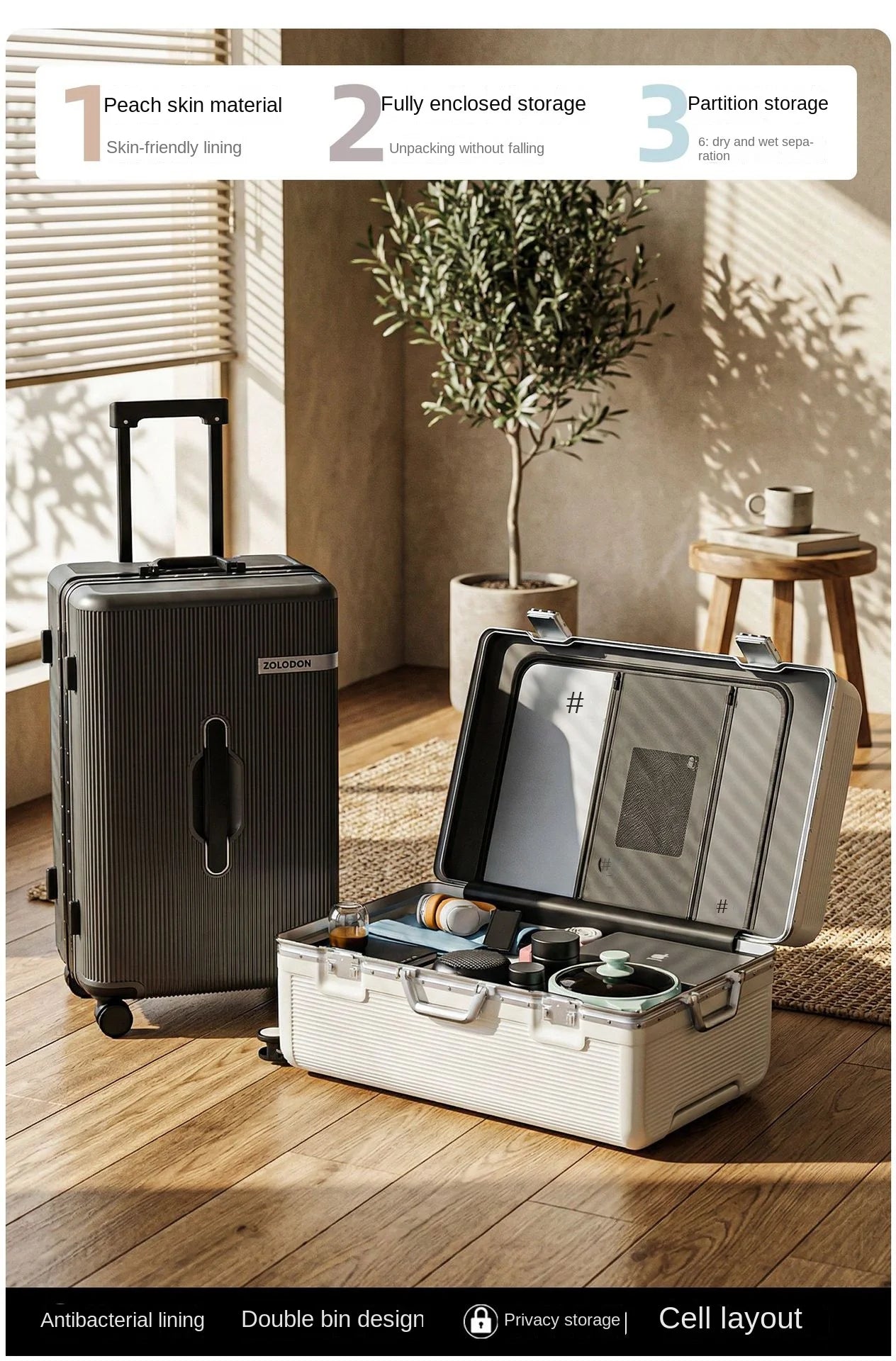 2026 New Luggage Aluminum Frame  ABS+PC 26/28 inch Large Size Travel Suitcases 20inch Cabin Bag Password Trolley Case