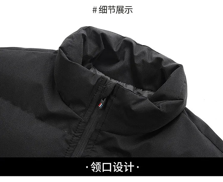 Mens Winter Jackets and Coats Cotton Outerwear Clothing 2026 New Parkas Jacket Men's Windbreaker Thick Warm Male S-5XL