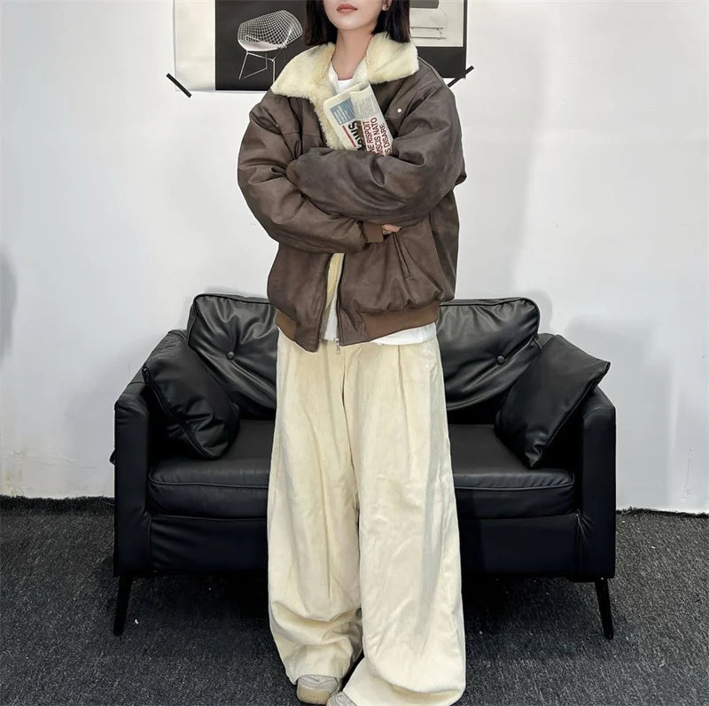 Men's Outerwear 2025 Winter New Style For Both men and Women Stylish and Warm Design High Street Cotton Jacket Fashionable Coat