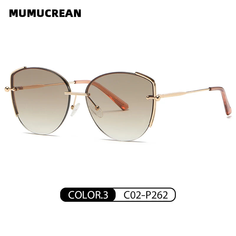 New metal nylon sunglasses fashion street shot versatile sun protection sunglasses driving glasses for driving a car