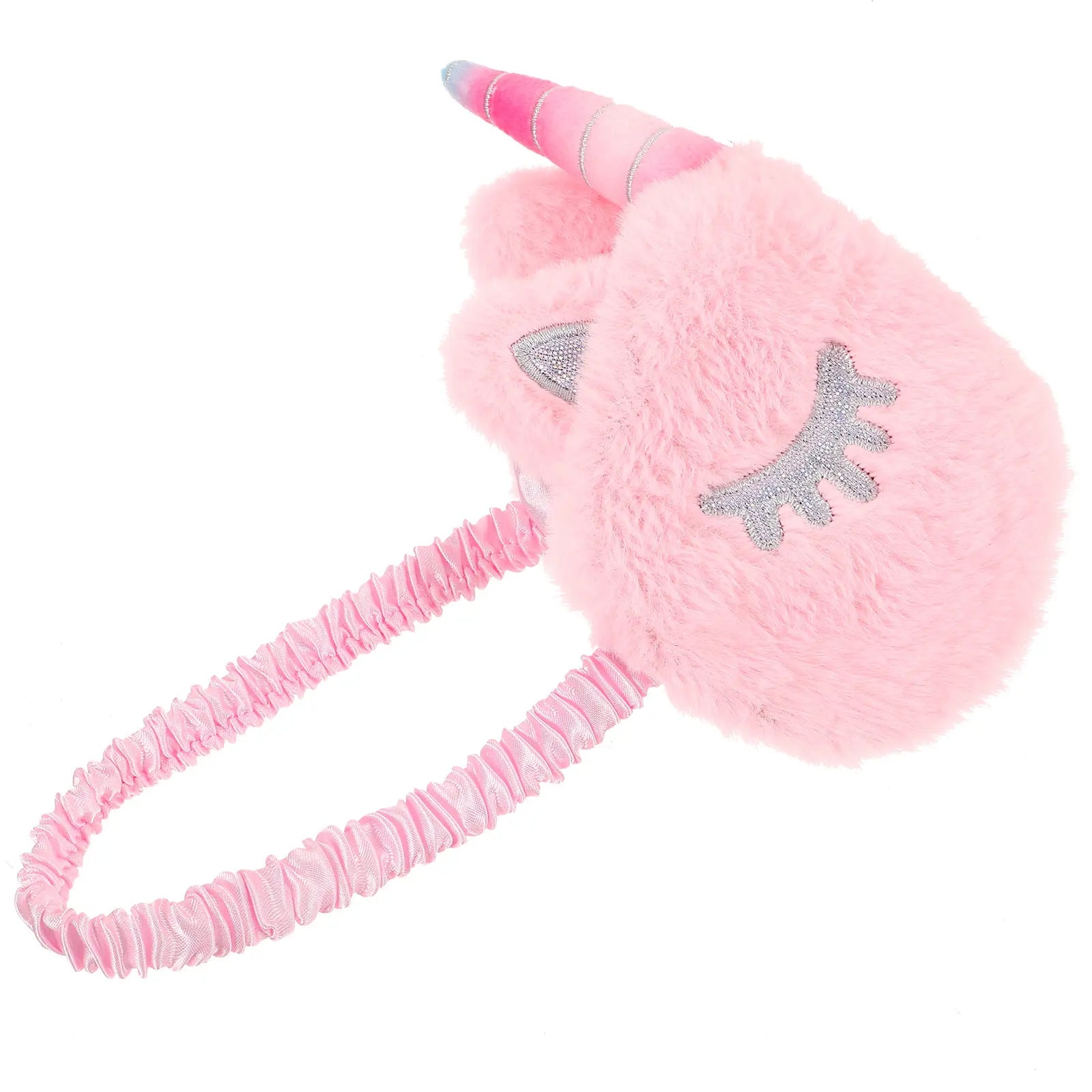Lightweight Unicorn Eye Mask Soft Breathable Sleep Cover No Pressure for Night Travel Work Naps Sleep Mask Eye Cover