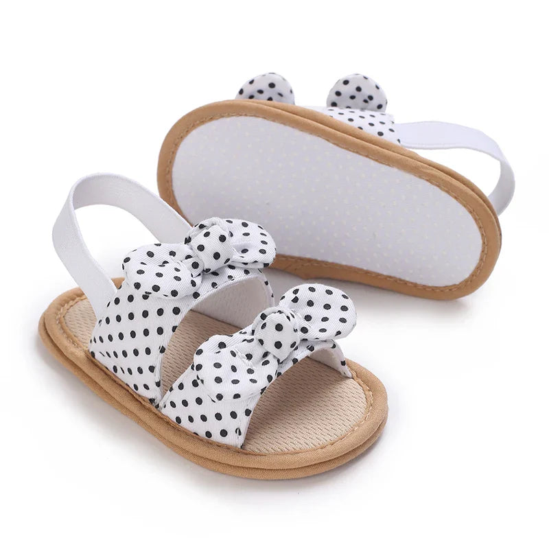 VALEN SINA 0-18M Newborn Baby Girls Summer Shoes Sandals First Walkers Newborn Shoes Casual Soft Sole Sandals Toddler Shoes (Available)