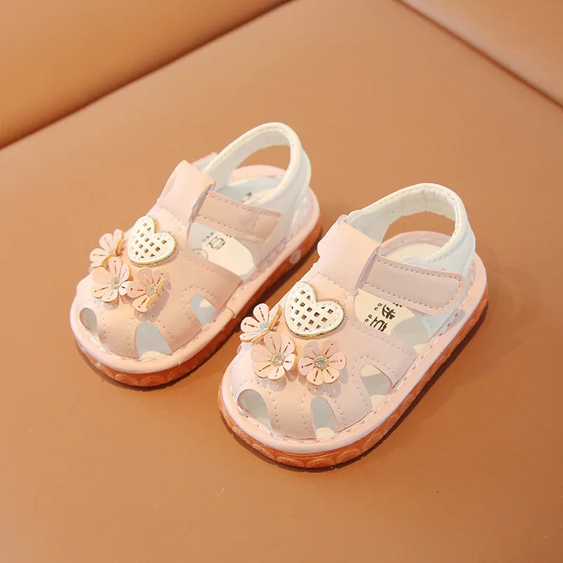 Baby Shoes Summer New Baby Calling Shoe Soft soled  Baby Girl Sandals Anti slip Girl Shoe Children sandals