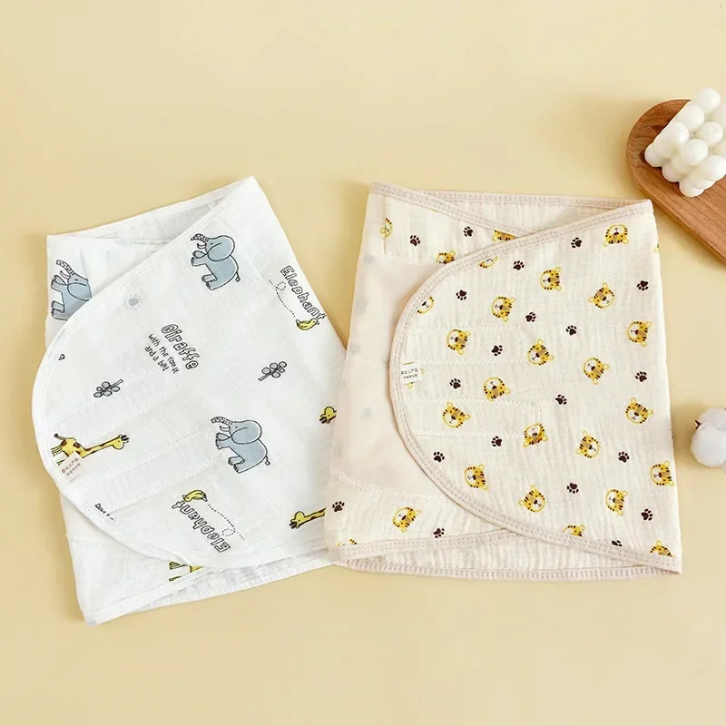 New Baby Swaddle Blanket 0-6 Months Strap Protect Belly Baby Sleeping Blanket Wrap for Newborn